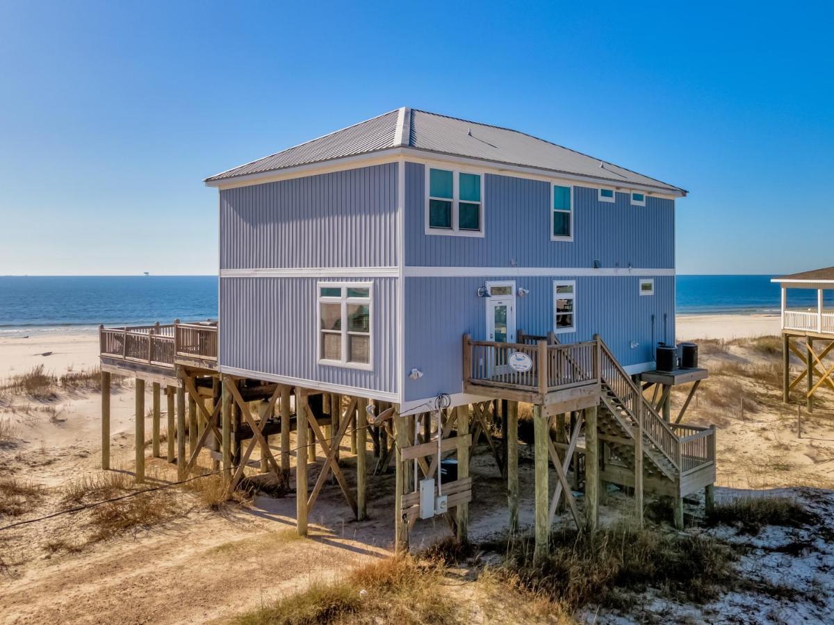 Island Time IV - Pet Friendly! Private Heated Gulf Facing Pool - Covered Porches And Sundecks - This Amazing Home Has It All! Home Dauphin Island Eksteriør billede