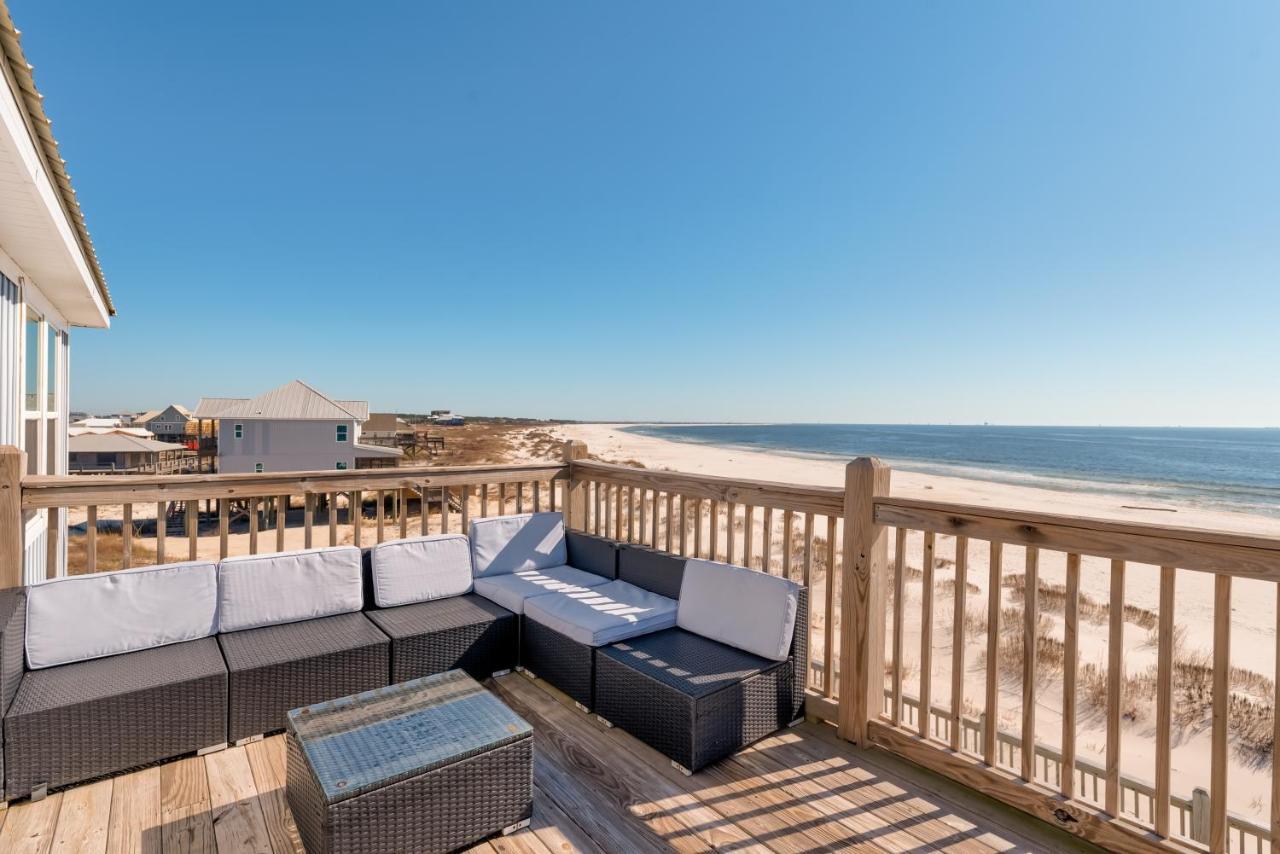 Island Time IV - Pet Friendly! Private Heated Gulf Facing Pool - Covered Porches And Sundecks - This Amazing Home Has It All! Home Dauphin Island Eksteriør billede