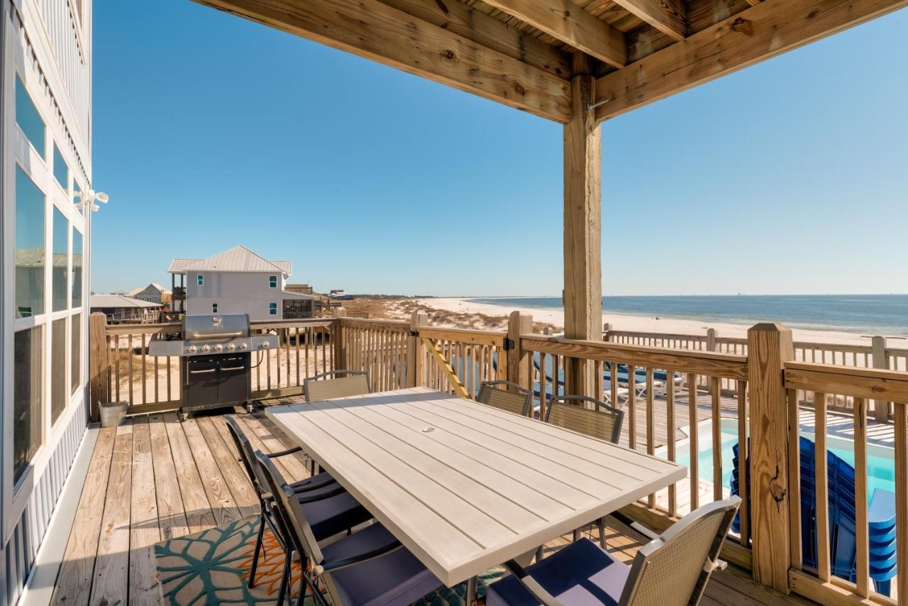 Island Time IV - Pet Friendly! Private Heated Gulf Facing Pool - Covered Porches And Sundecks - This Amazing Home Has It All! Home Dauphin Island Eksteriør billede