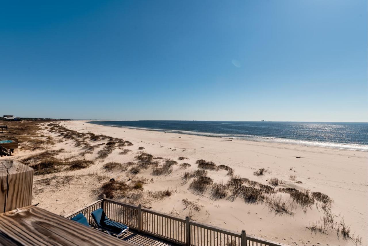 Island Time IV - Pet Friendly! Private Heated Gulf Facing Pool - Covered Porches And Sundecks - This Amazing Home Has It All! Home Dauphin Island Eksteriør billede